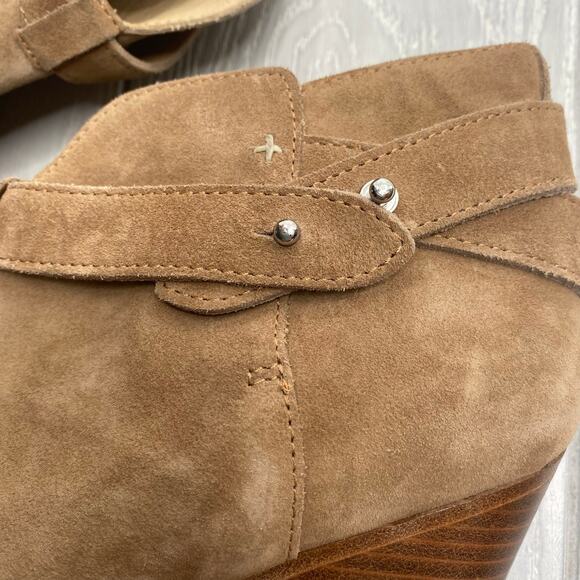 Rag & Bone Women's Tan The Harrow Suede Ankle Boots Size 9 Italian 39 - Picture 8 of 12